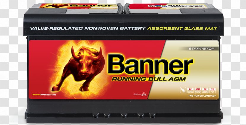 VRLA Battery Automotive Banner Electric Rechargeable - Shunt Transparent PNG