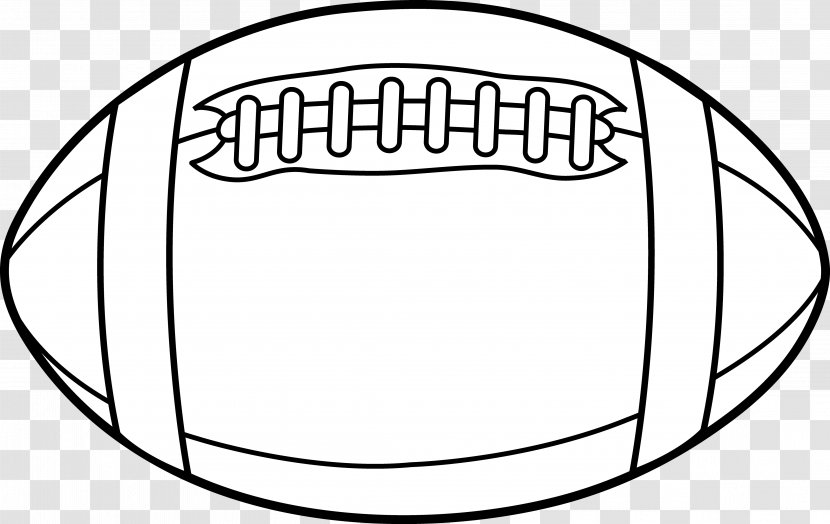 American Football Black And White Player Clip Art - Easy Cliparts Transparent PNG