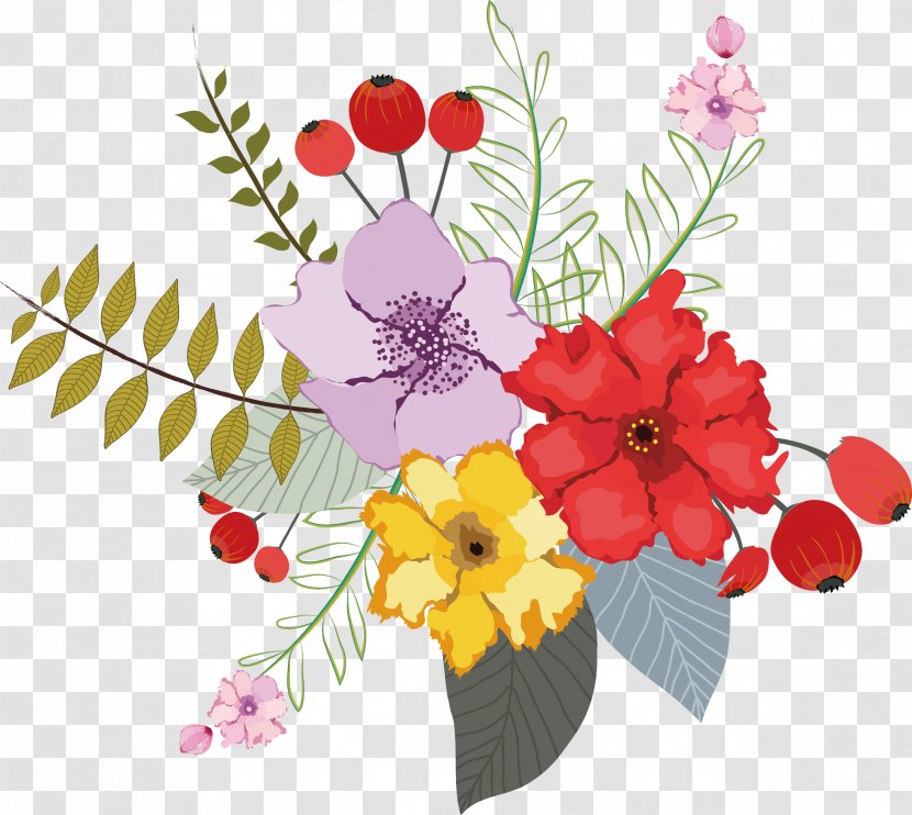 Flower Stock Photography Blume Illustration - Wreath - Painting Flowers In Europe And America Small Fresh Transparent PNG