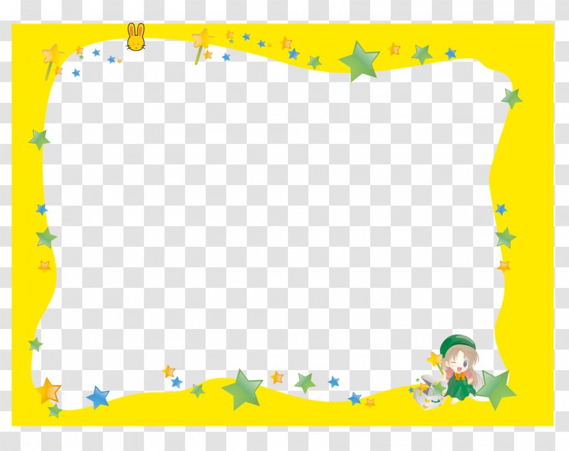 Download - Yellow - Outline Frame Transparent PNG