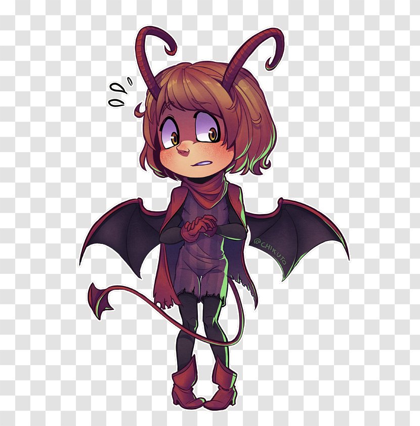 Demon Cartoon Drawing - Heart Transparent PNG