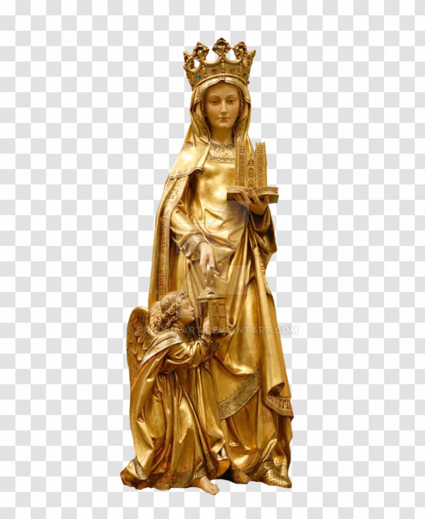 Statue Bronze Sculpture Classical Figurine - Angel Crown Transparent PNG