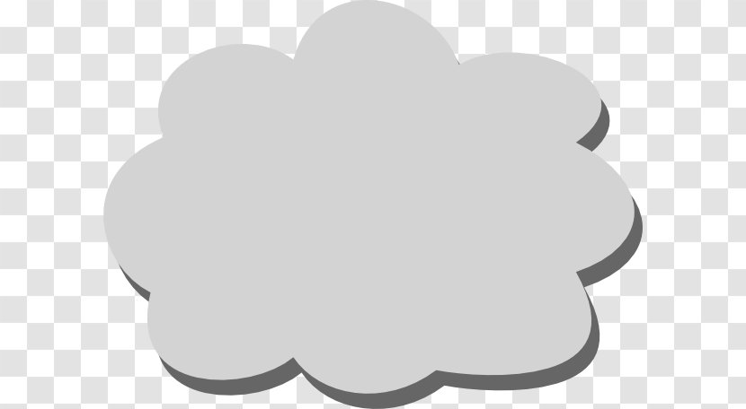 Cloud Grey Drawing Clip Art Transparent PNG