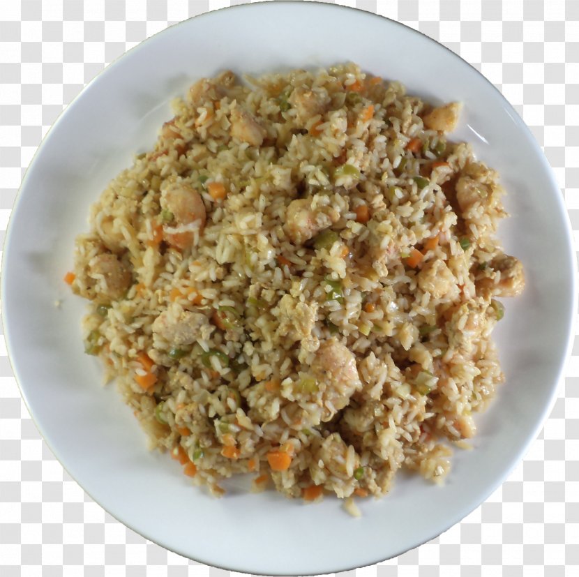 Pilaf Arroz Con Pollo Fried Rice Vegetarian Cuisine Couscous - Chicken Transparent PNG
