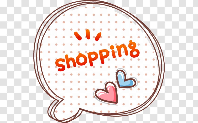 Hand Drawn Heart-shaped Dot Pattern Shopping - Smile - Clip Art Transparent PNG
