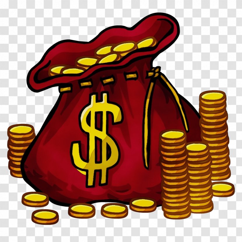 Gold Paint - Coin - Money Cartoon Transparent PNG