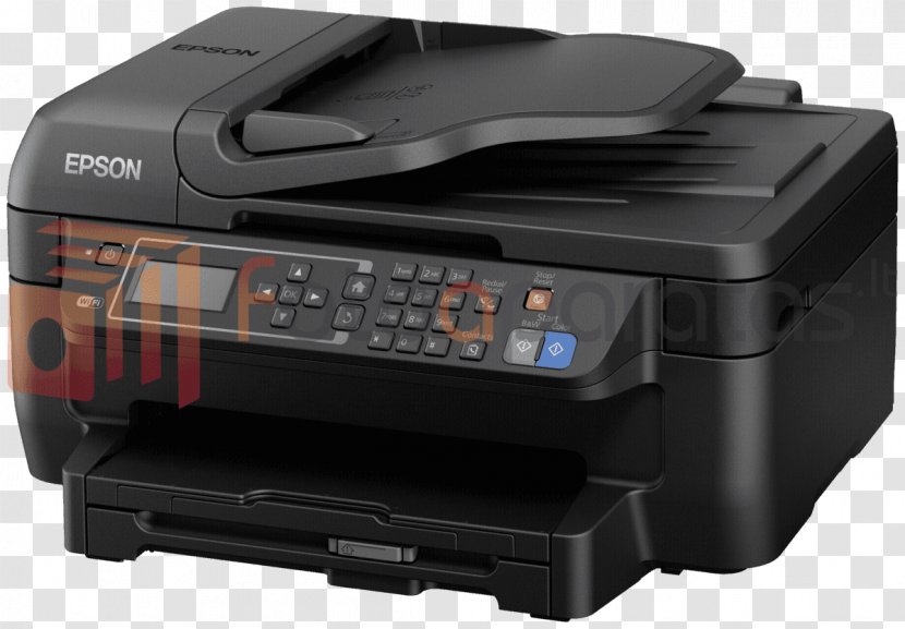 Inkjet Printing Epson WorkForce WF-2750 Multi-function Printer WF-2760 - Electronic Device Transparent PNG