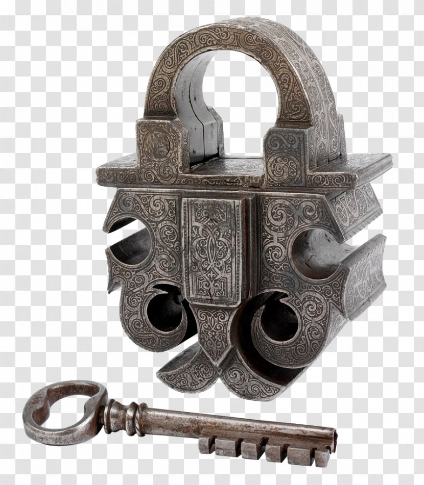 Padlock Key Door Warded Lock - Heart Transparent PNG