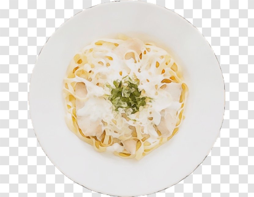 Dish Cuisine Food Ingredient Plate - Taglierini Fried Egg Transparent PNG