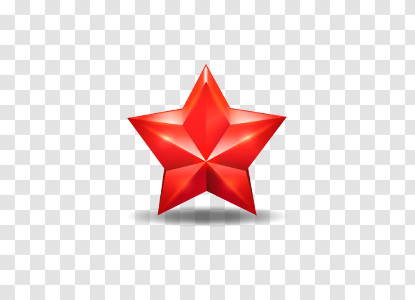 ICO Star Icon - Triangle - Red Transparent PNG