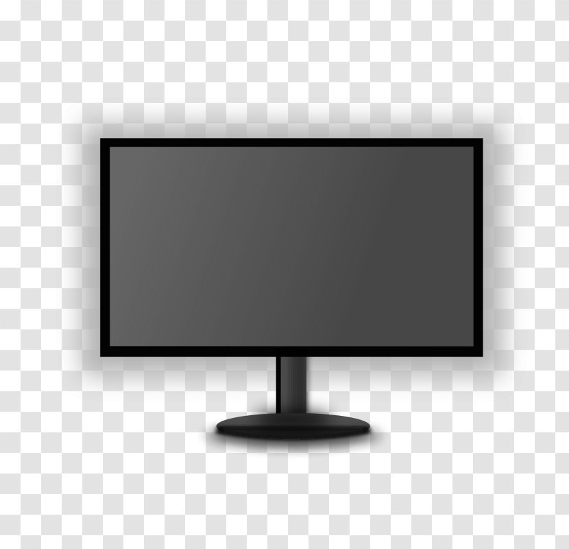 LED-backlit LCD Computer Monitors Television Output Device Liquid-crystal Display - Angle Transparent PNG