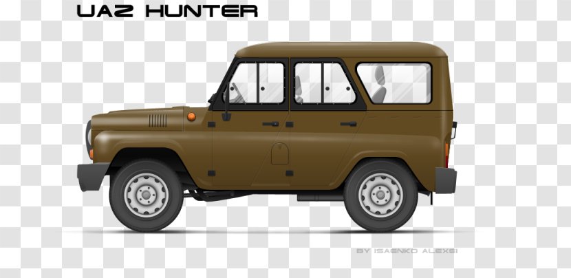 UAZ Hunter Car Off-road Vehicle Sport Utility - Van Transparent PNG