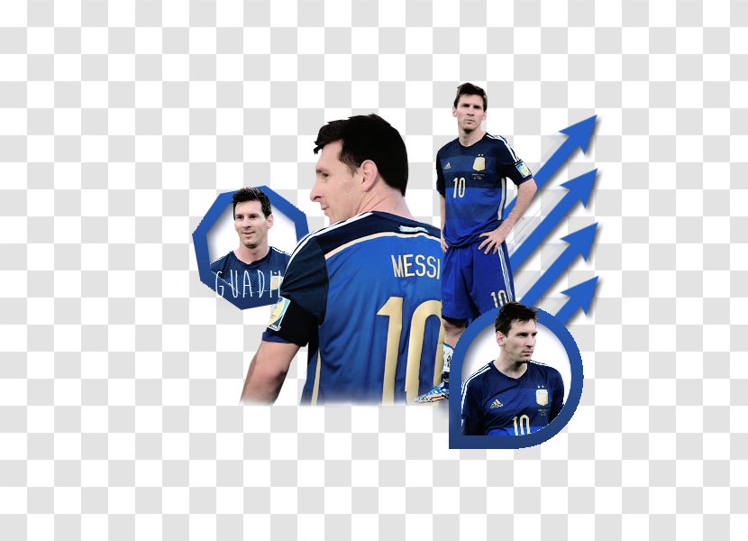 T-shirt Team Sport ユニフォーム - Shoulder - Leo Messi Transparent PNG