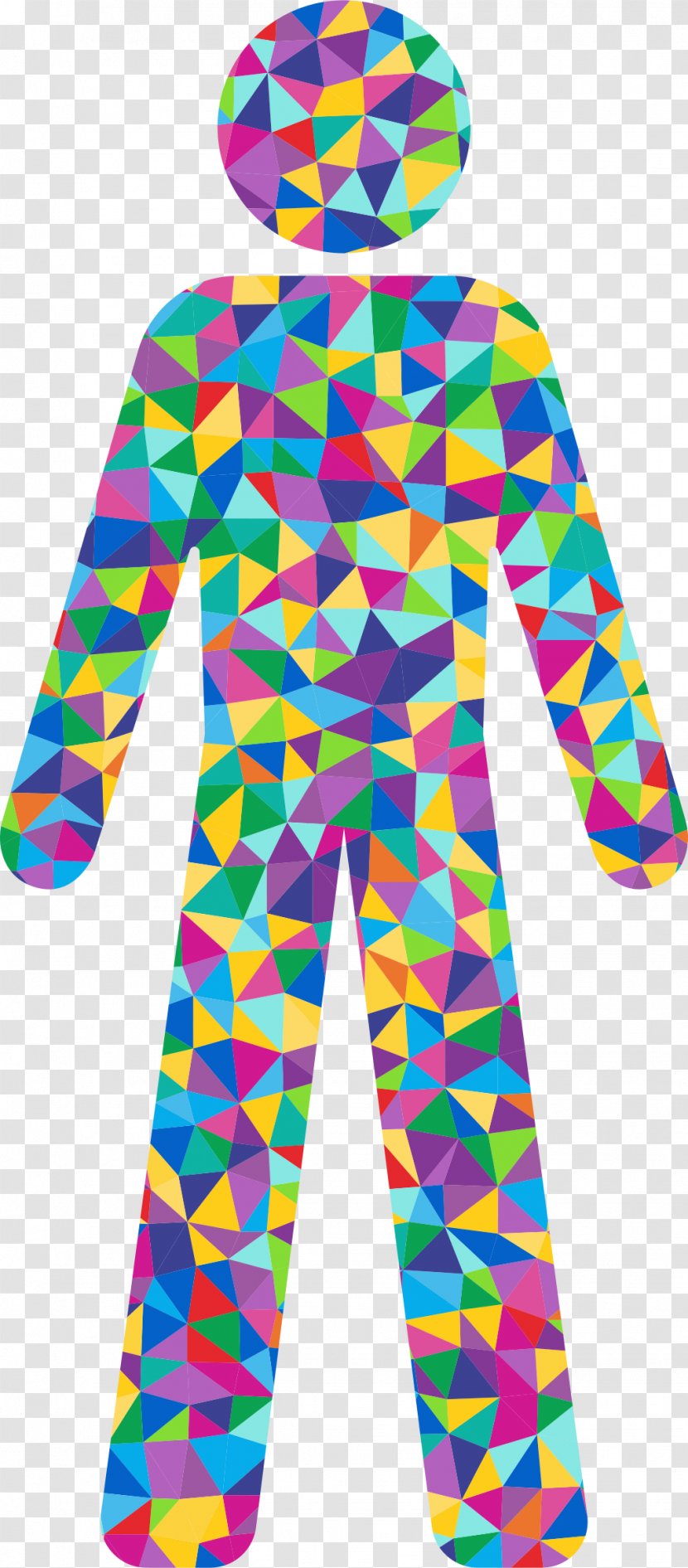 Gender Symbol Female Clip Art - Pajamas - Silhouette Prismatic Color Transparent PNG