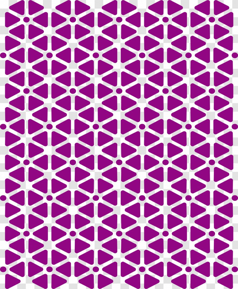 Reggae Poster - Art - Purple Triangle Puzzle Pattern Transparent PNG