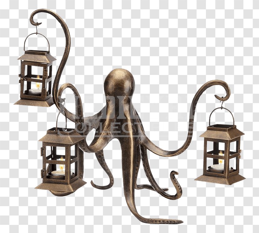 Octopus Tealight Lantern Candle - Lighting - Decorative Transparent PNG