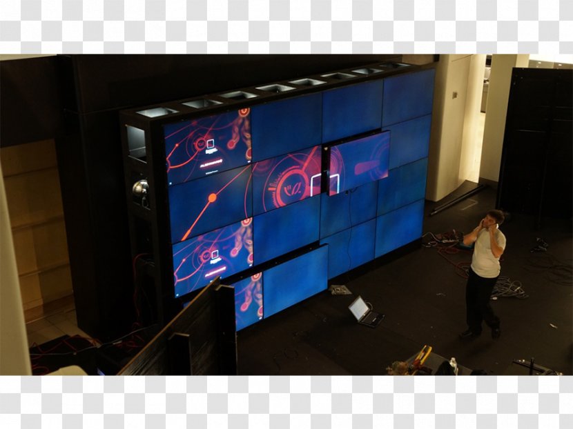 LED Display Video Wall Nike Signage - Television Transparent PNG