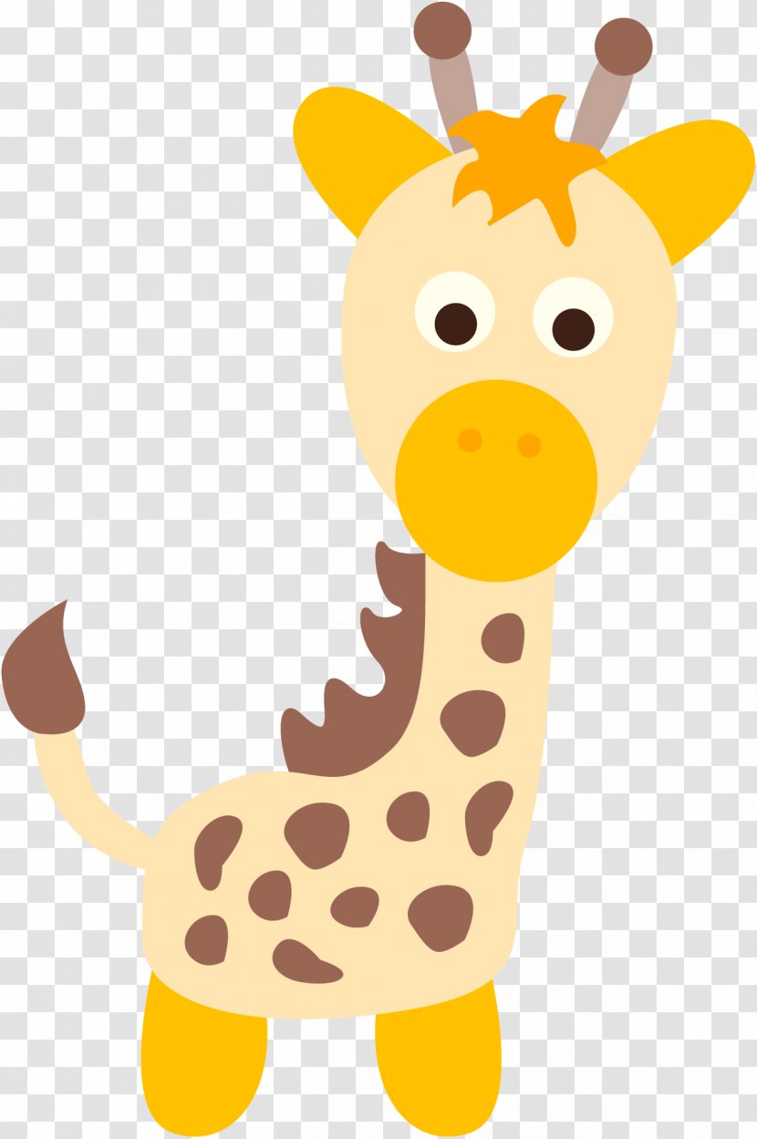 Northern Giraffe Child Clip Art - Rectangle Transparent PNG