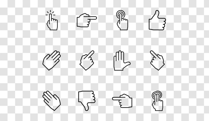 Photography - White - Finger Gesture Transparent PNG