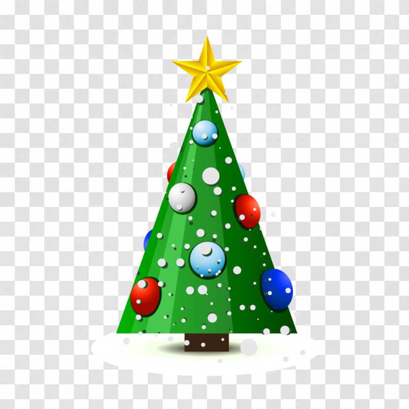 Santa Claus Vector Graphics Christmas Tree Day Image - Pine - Simple Transparent PNG