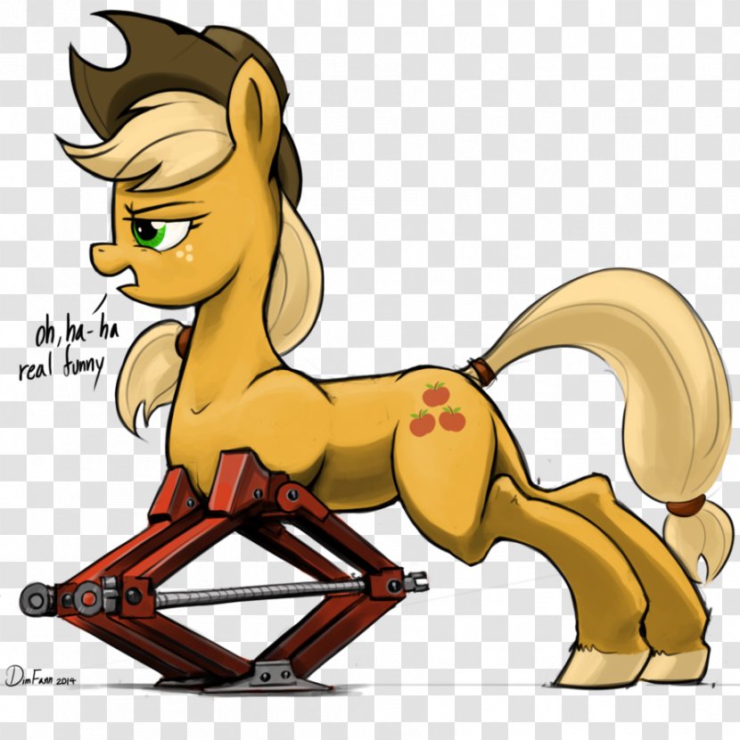 Pony Applejack Apple Bloom Mustang - Horse Transparent PNG