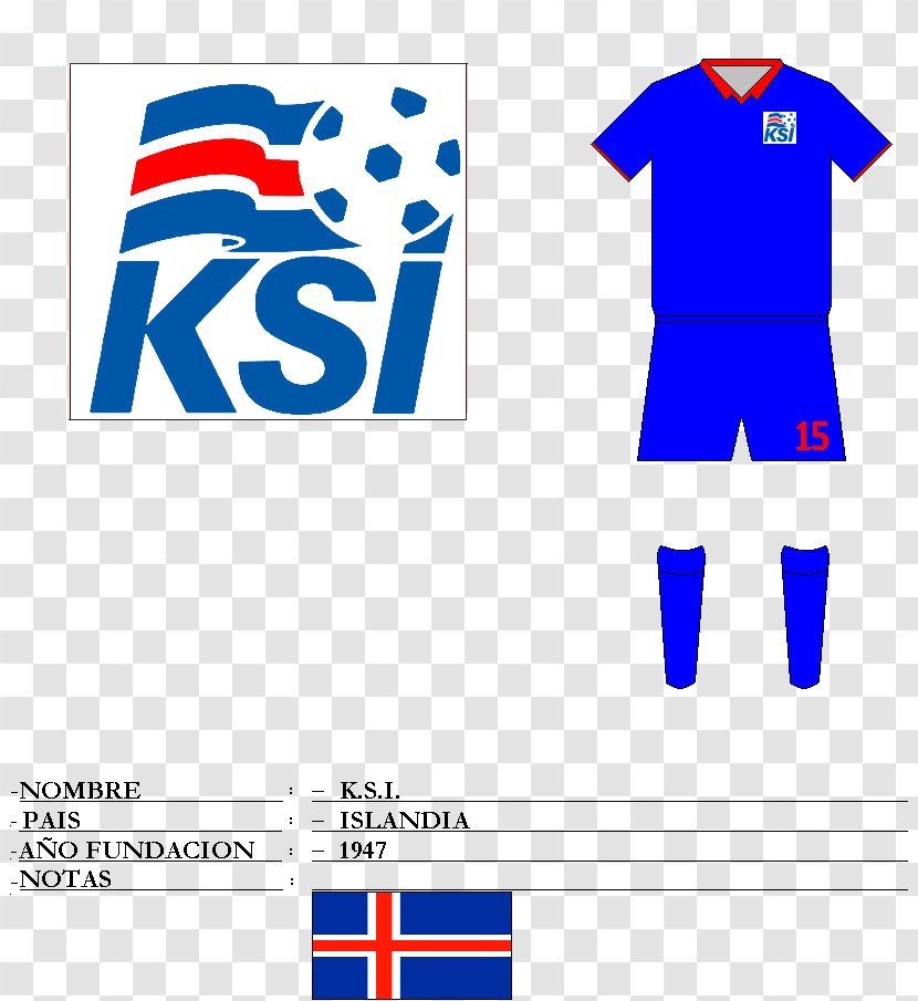 Iceland National Football Team 2018 World Cup Argentina Sweden Denmark - Top Transparent PNG