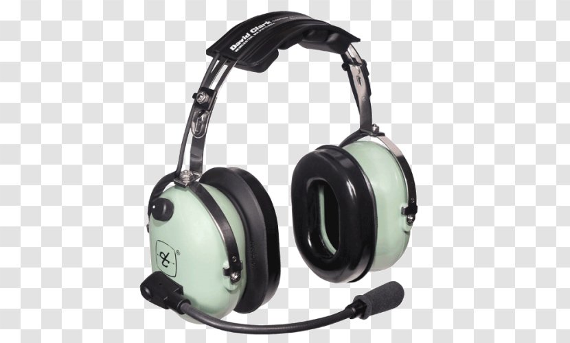 Headphones David Clark Company Headset Aviation Wireless - Hearing Transparent PNG
