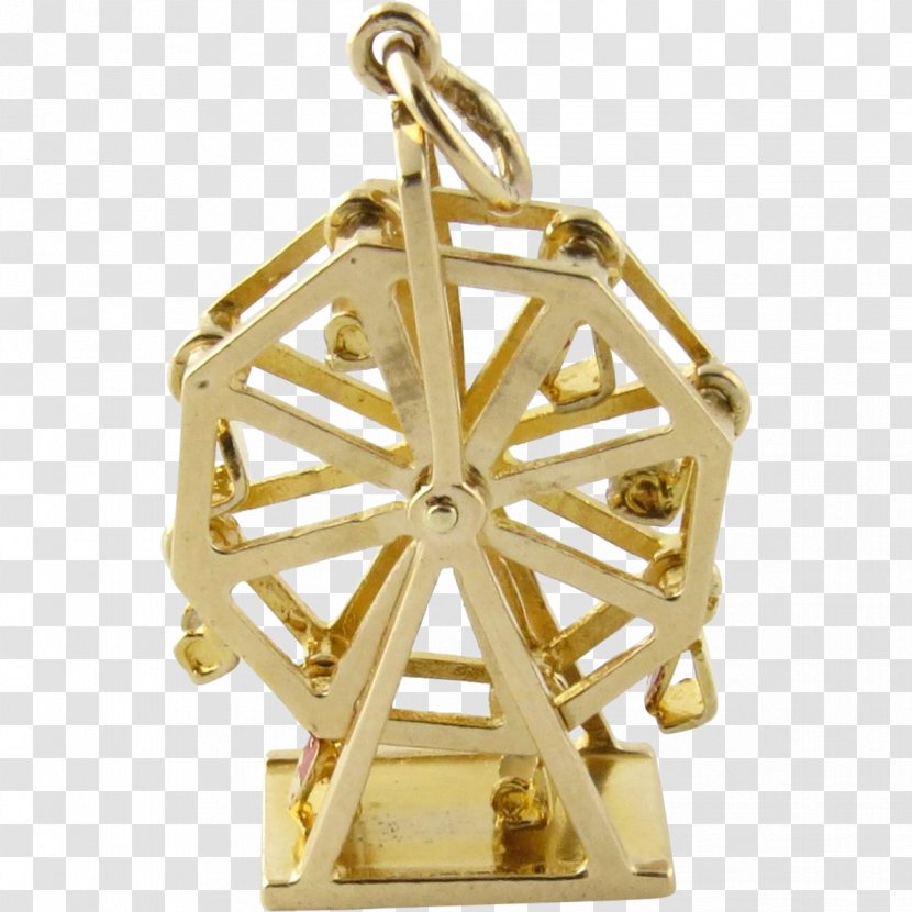 Locket 01504 Gold - Pendant Transparent PNG