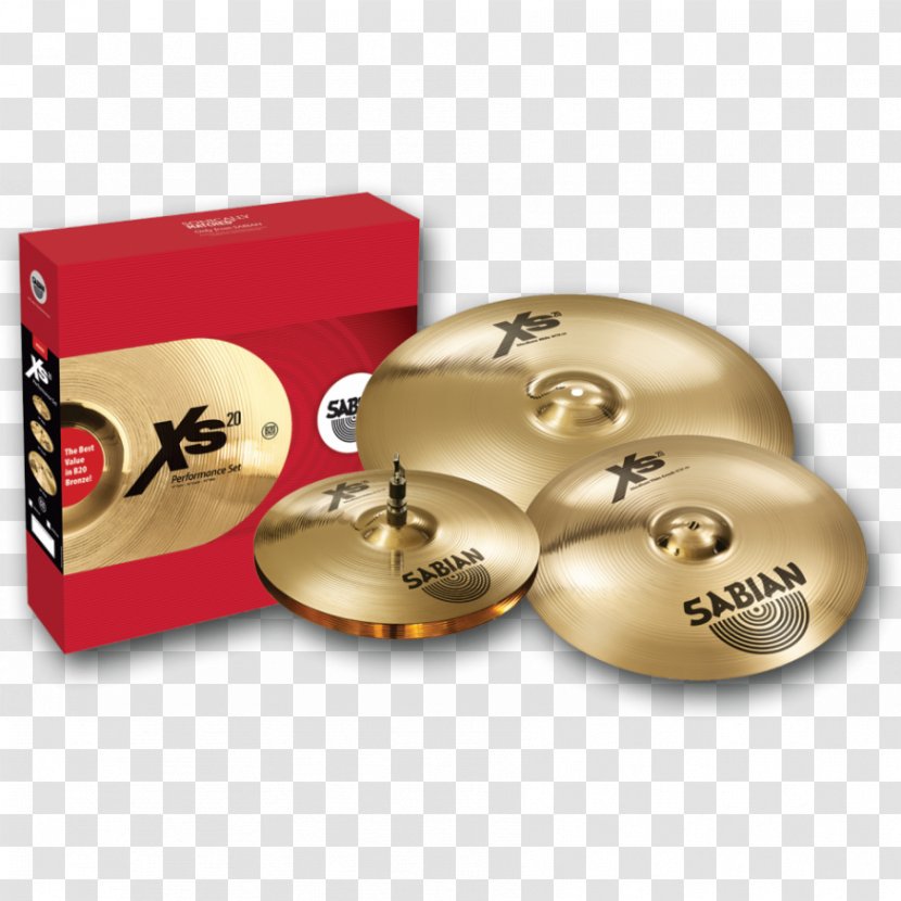Cymbal Pack Sabian Drums Percussion - Watercolor Transparent PNG