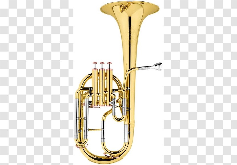 Tenor Horn French Horns Baritone Brass Instruments Musical - Alto Saxophone Transparent PNG