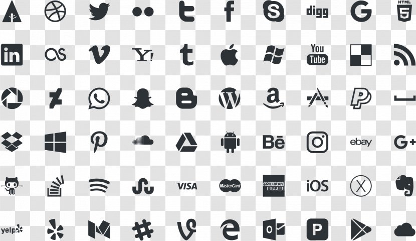 Social Media Blog Network - Symbol - Icons Transparent PNG