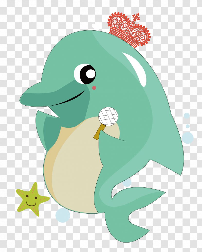 Adobe Illustrator Download Singing Illustration - Frame - Dolphins Transparent PNG