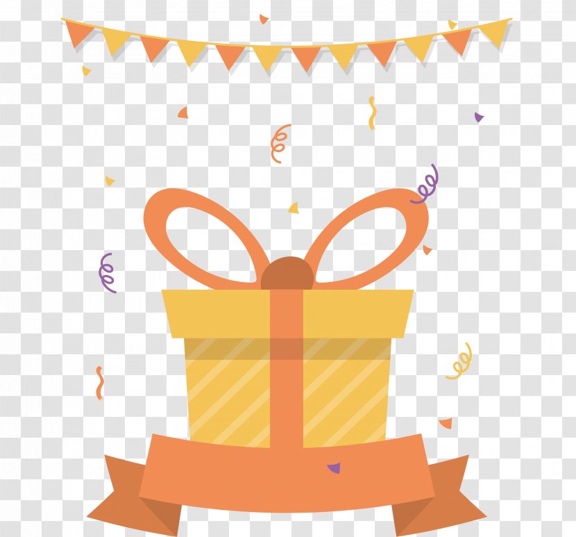Cupcake Campanha Do Agasalho Birthday - Text - Yellow Gift Box Transparent PNG