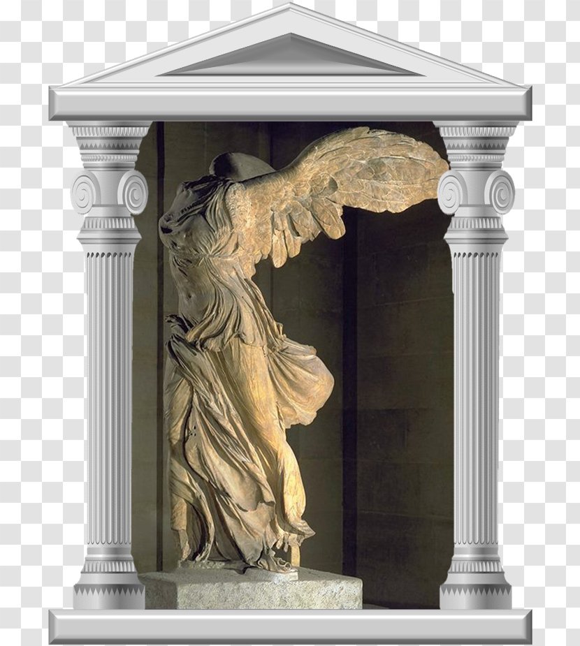 Winged Victory Of Samothrace Musée Du Louvre Hellenistic Period 2nd Century BC - Greek Art - Nike Transparent PNG