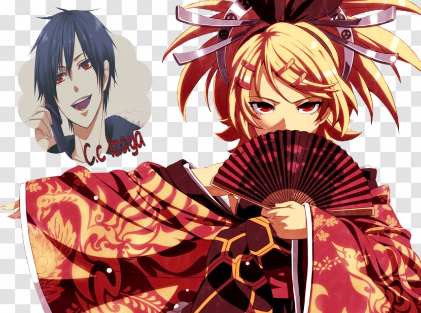 Kagamine Rin/Len Vocaloid Hatsune Miku Desktop Wallpaper - Watercolor Transparent PNG
