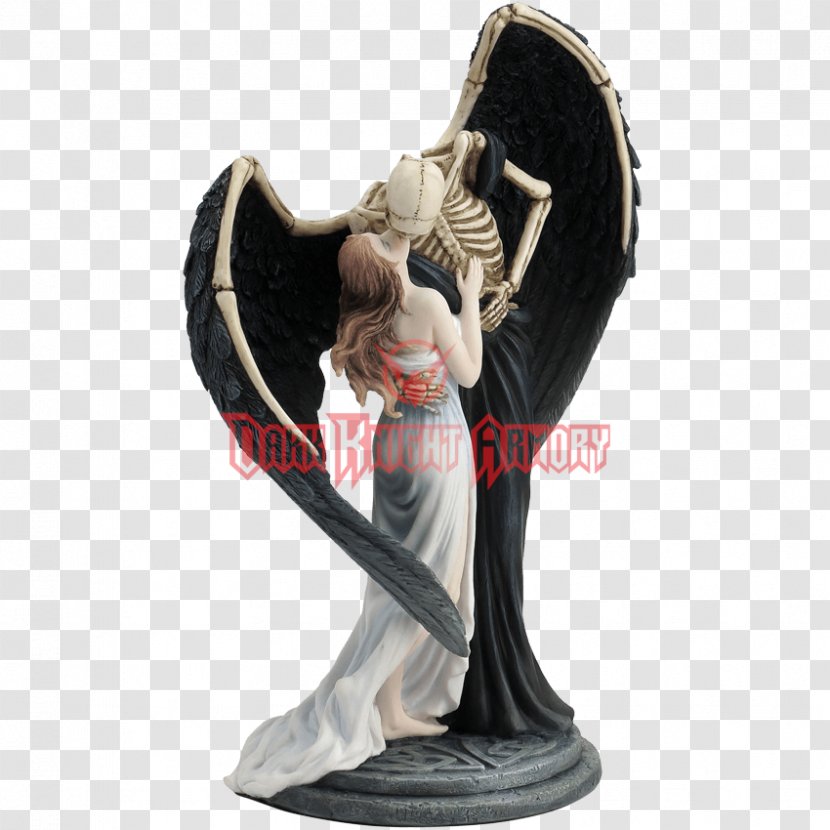 The Kiss Of Death Statue Sculpture - Coffin - Skeleton Transparent PNG