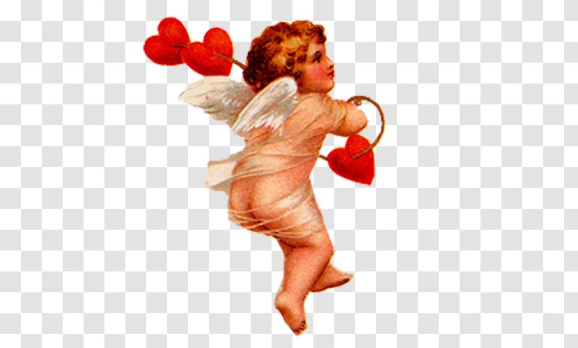 Cloth Napkins Paper Angel Vintage Valentine's Day - Kitchen Transparent PNG