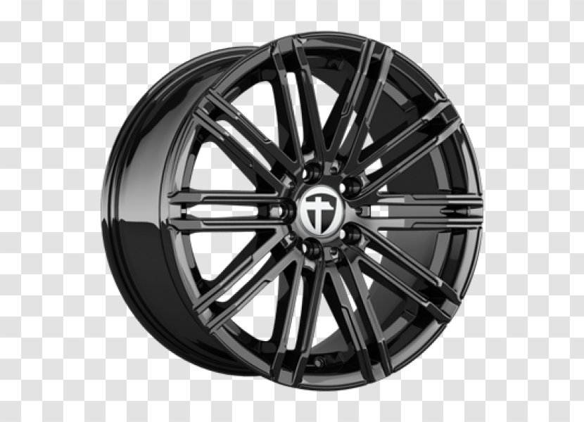 Alloy Wheel Car Tire Autofelge - Black Transparent PNG