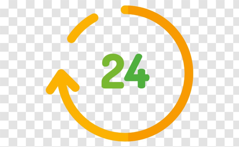 24 HOURS - Symbol - Number Transparent PNG