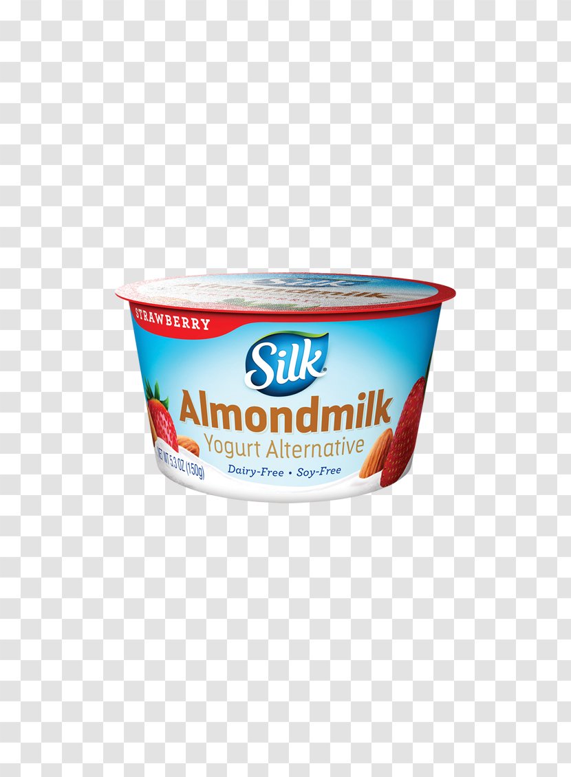 Almond Milk Soy Smoothie Silk - Strawberry Yogurt Transparent PNG