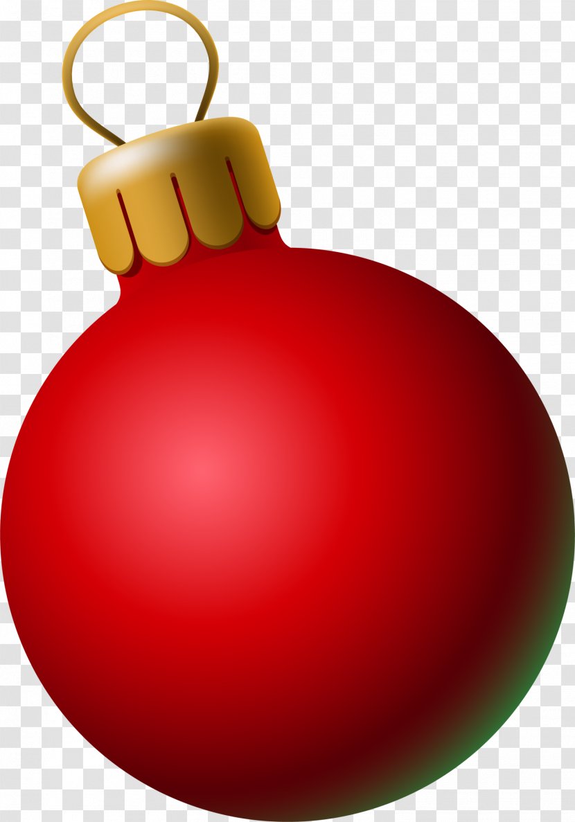 Red Ornament - Fruit - Simple Ball Transparent PNG