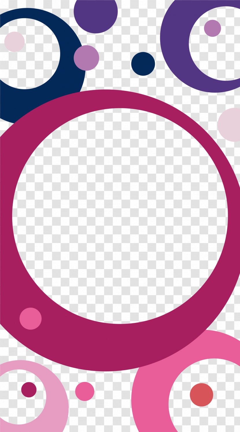 Circle Graphic Design Clip Art - Color - Colored Background Transparent PNG