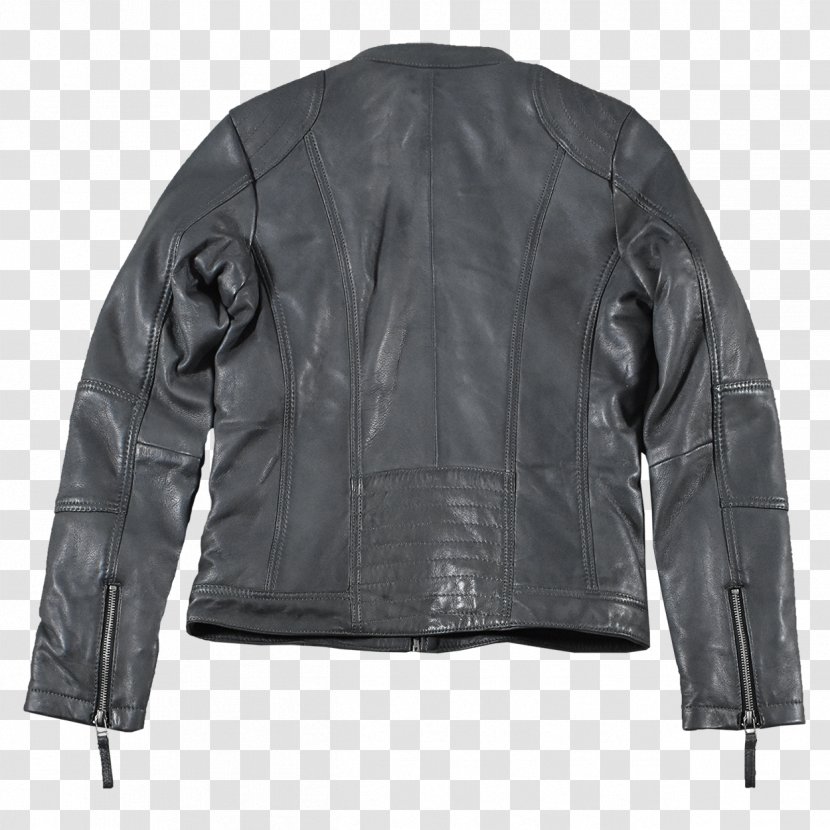 Leather Jacket Hoodie Zipper - Shirt - With Hood Transparent PNG