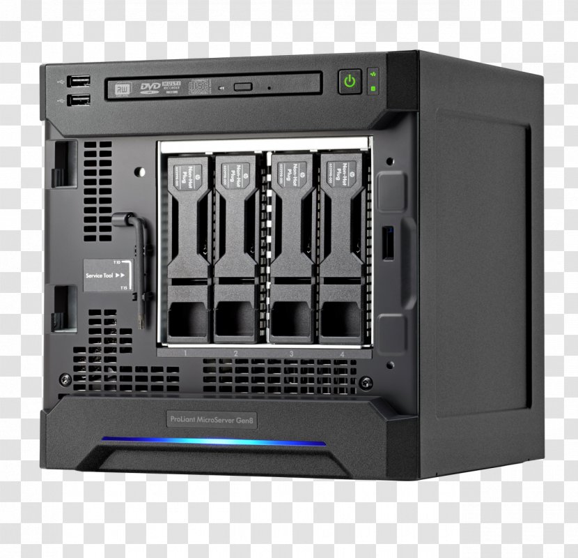 Hewlett-Packard HP ProLiant MicroServer G8 Computer Servers - System - Hewlett-packard Transparent PNG