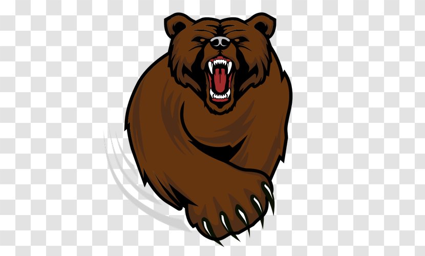 Lion Bear Illustration Logo Design - Roar Transparent PNG