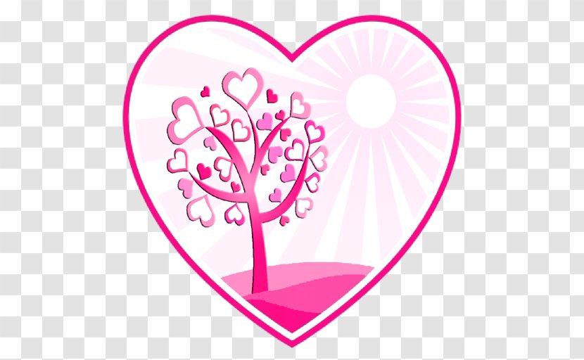 Heart Floral Design Valentine's Day Clip Art - Frame Transparent PNG