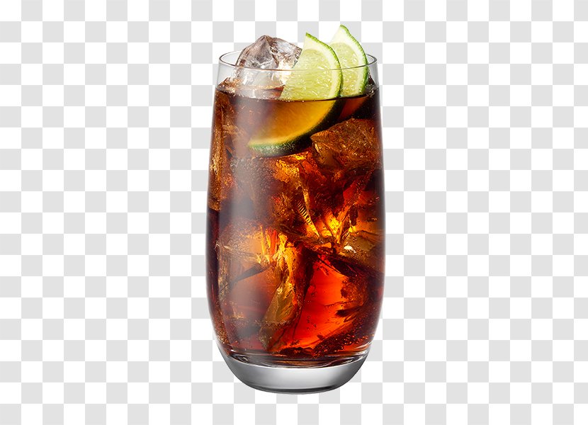 Rum And Coke Cocktail Dark 'N' Stormy Black Russian - Non Alcoholic Beverage - Pigeon Transparent PNG