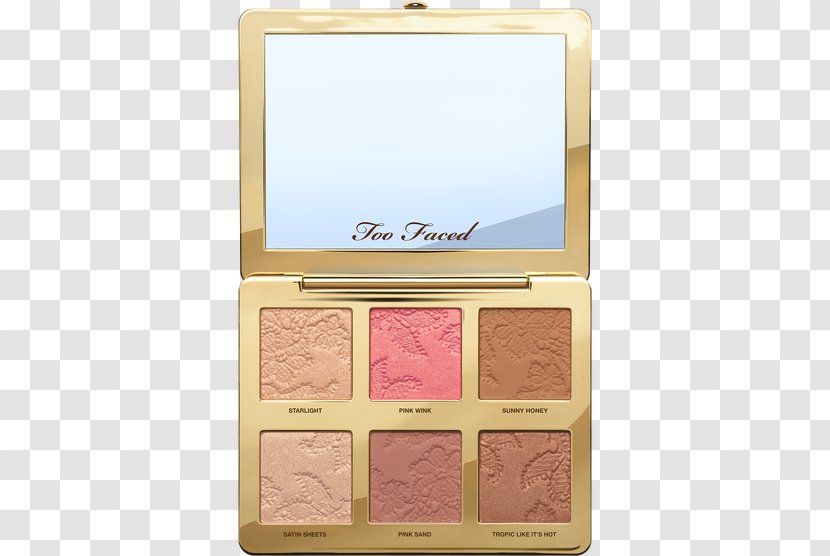 Too Faced Natural Eyes Highlighter Cosmetics Palette - Rouge - Face Transparent PNG