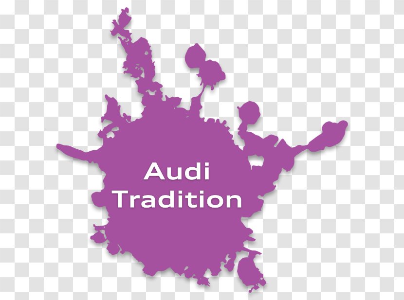 Audi Cup Logo Brand Font - Magenta - Purple Splash Transparent PNG