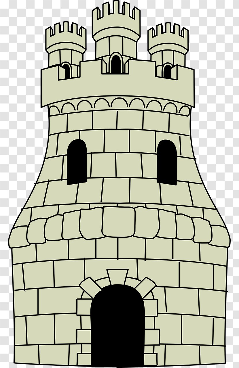 Castle Drawing Fortification - Kale Transparent PNG